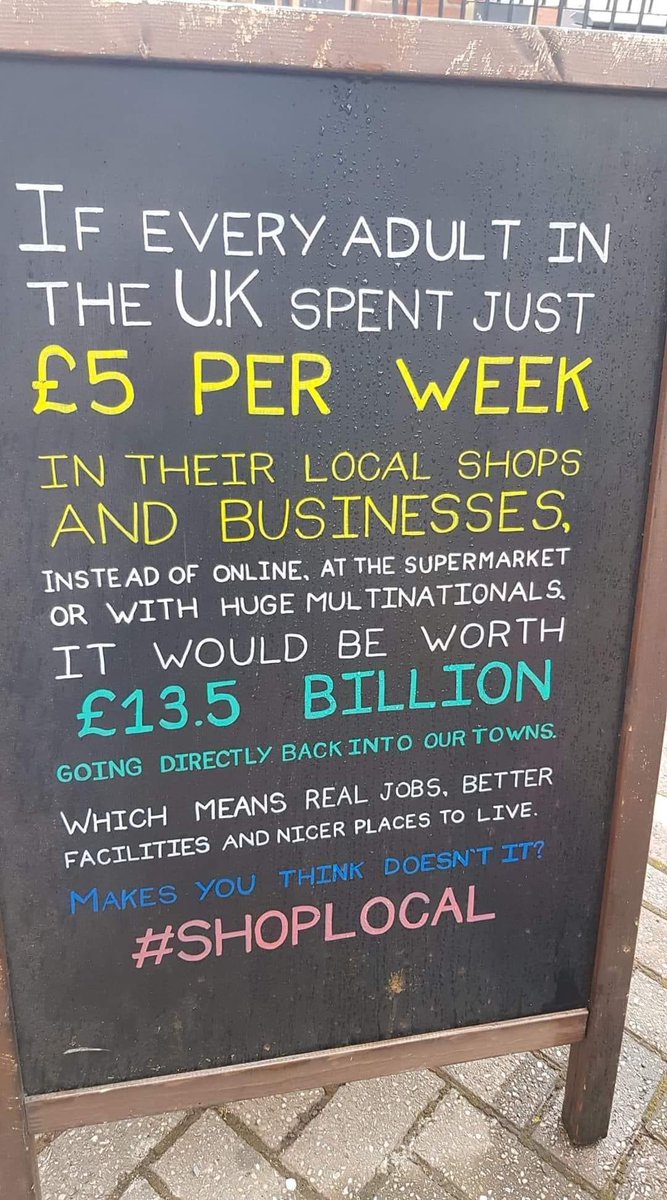 We can’t always use cash, nor say no to digital. However, we can do this to save our local shops and businesses! ❤️ #friday #fridaymorning #FridayMotivation