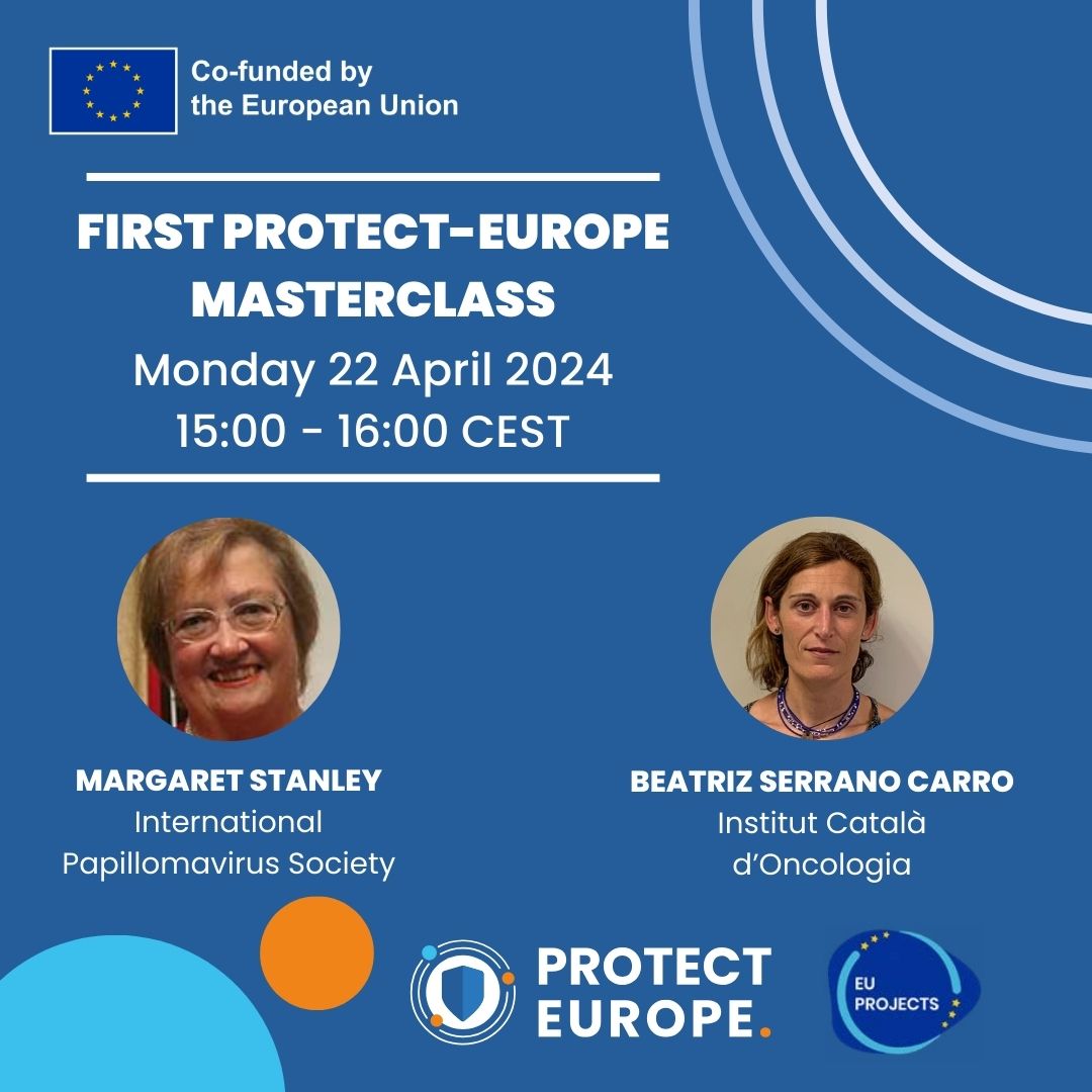 GVAfisabio's tweet image. 🔹 El proyecto de #Fisabio #ProtectEurope (@EuropeanCancer) imparte hoy la masterclass "Rompiendo barreras: comprender la epidemiología del #VPH y alcanzar la equidad vacunando a ambos sexos". 

🗓️ Lunes, 22 de abril a las 15 horas

🔗 Inscríbete aquí: europeancancer.org/events/287:pro…