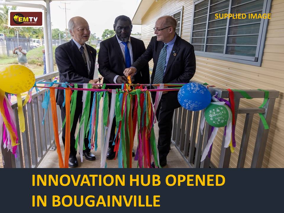 The first Innovation Hub for the United Nations Development Programme (UNDP) and the Government of Japan was launched in the Autonomous Region of Bougainville (AROB) this week, to boost entrepreneurship and digital literacy on the island. Read more: emtv.com.pg/innovation-hub…