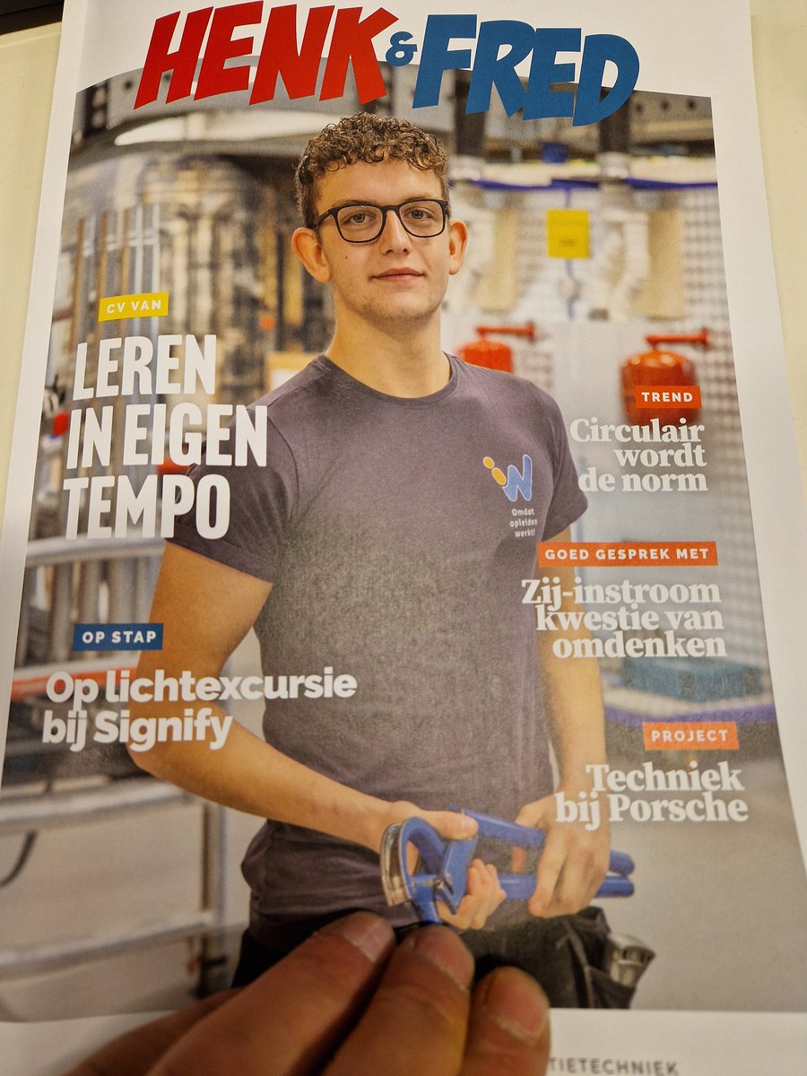 DickHulstein's tweet photo. Heeft één van jullie deze magazine al gezien? 
#installatietechniek #bbl #werkenenleren #elektrotechniek #iwnof #installatiewerk #opleidingen https://t.co/R7bo57xcvX