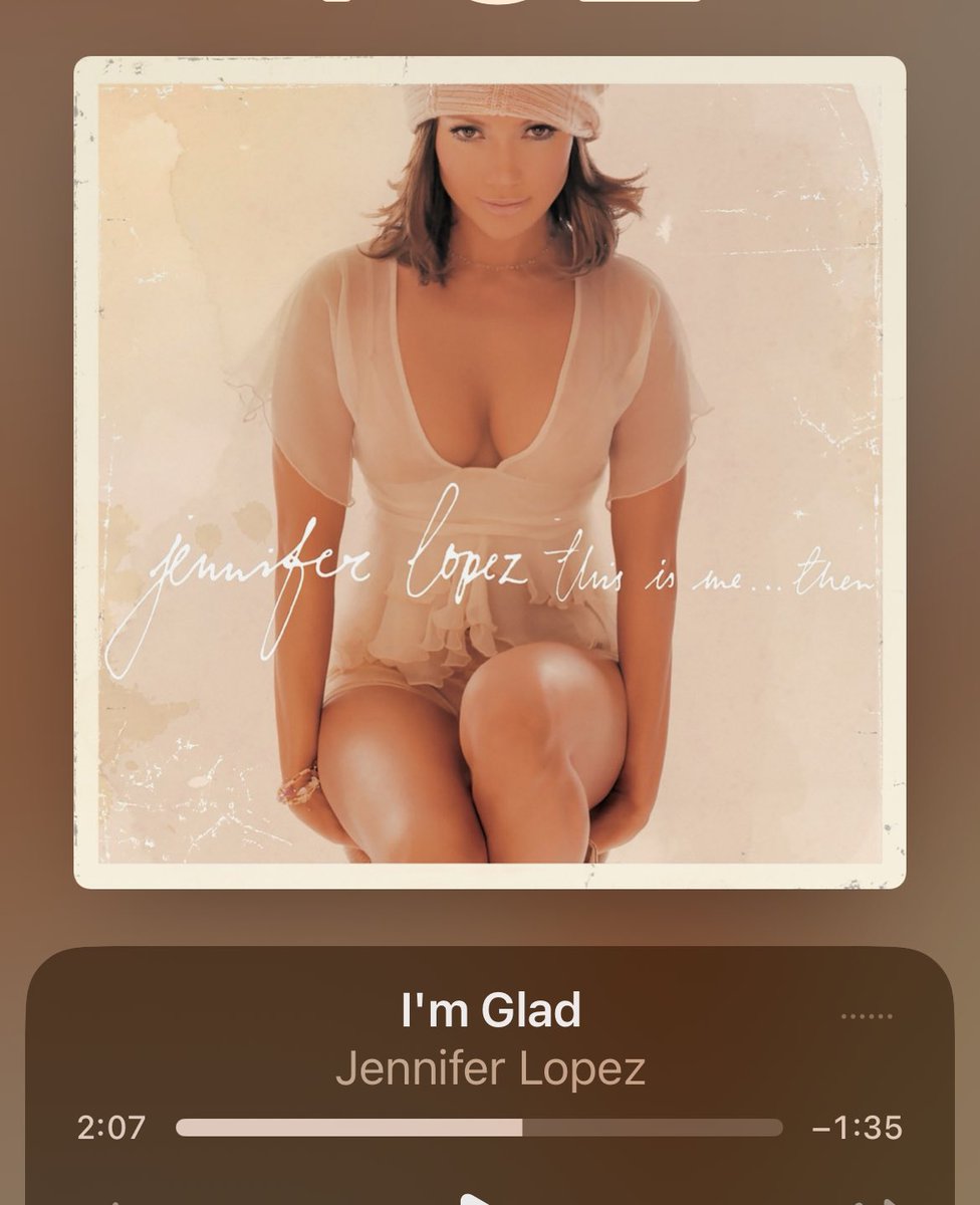 The This is Me…Now era might not be giving like she thought, but it will never come close to the This is Me…Then era!! This was prime JLo IDC what nobody says. She could’ve stopped there.