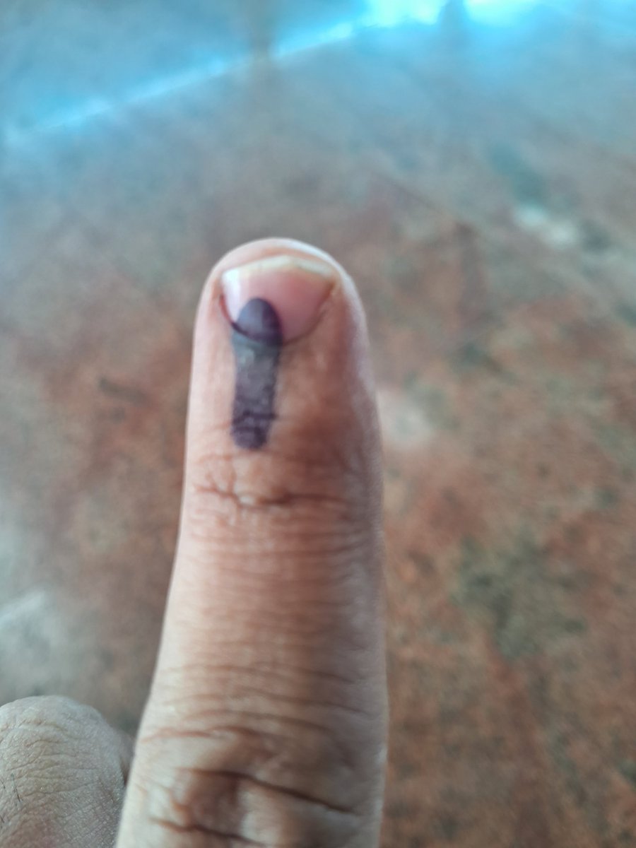 ramkumar_rang's tweet photo. Done. நேர்'மை'
#Elections2024 
#ElectionDay https://t.co/i3i5PCaxZB