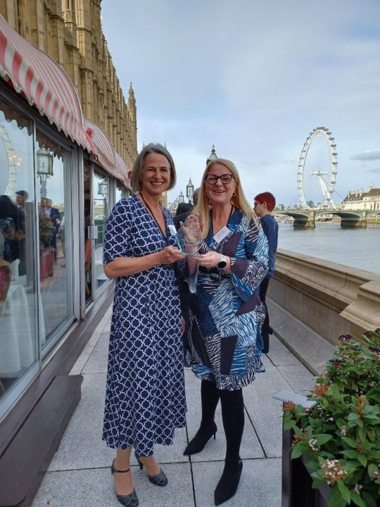 Thank you Juliette Van Wessem for ensuring I was there to receive this award from <a href="/RachelDunscombe/">Rachel Dunscombe</a>. Incredible programme by <a href="/NHSDigAcademy/">NHS Digital Academy</a>. 600 graduates is a great achievement, but NHS transformation needs many more <a href="/DigHealthLeader/">The Digital Health Leadership programme</a>. All transformation involves technology!