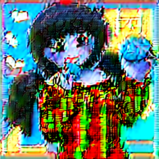 rayoch's tweet image. Stable Deffusion はバグったゾンビ少女しか生成できないクソ