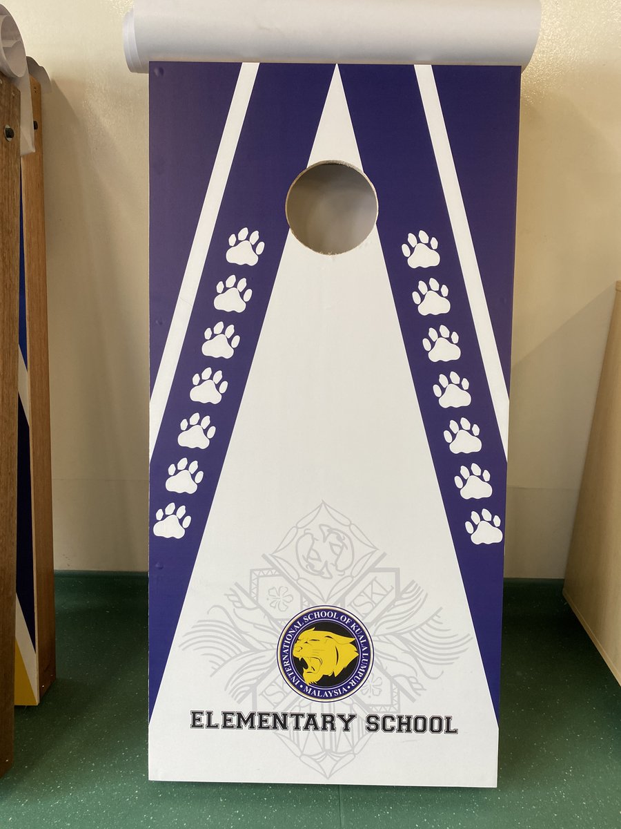 I’m super excited about how the #cornhole boards came out! Thank you @mralexEC and your 2nd grade class for the hard work. #maker #makerspace #STEM @ISKLofficial