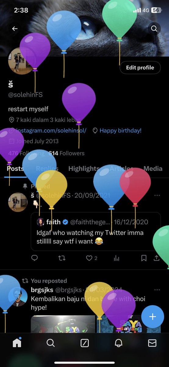 solehinFS's tweet photo. My ballonz day! 19.04 https://t.co/OBtK1Cdp56