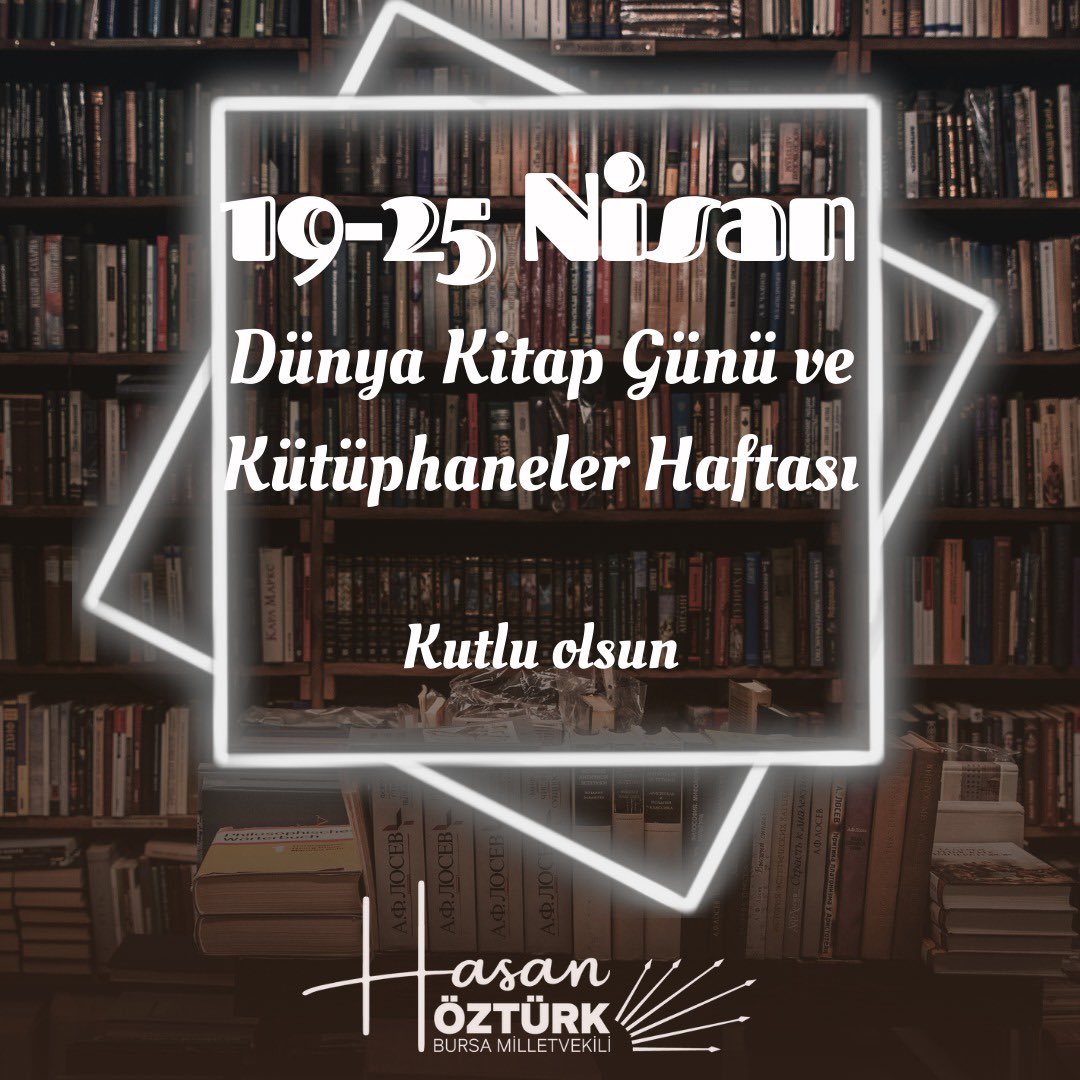 Bir kitap, bir dosttur; bir kütüphane ise dostlarla dolu bir şehirdir. - Konfüçyüs 

Kitaplara daha fazla zaman ayıracağımız bir hafta olması temennisiyle; 19-25 Nisan Dünya Kitap Günü ve Kütüphaneler Haftası kutlu olsun. #kitap #dünyakitapgünü #kütüphanelerhaftası #konfüçyüs