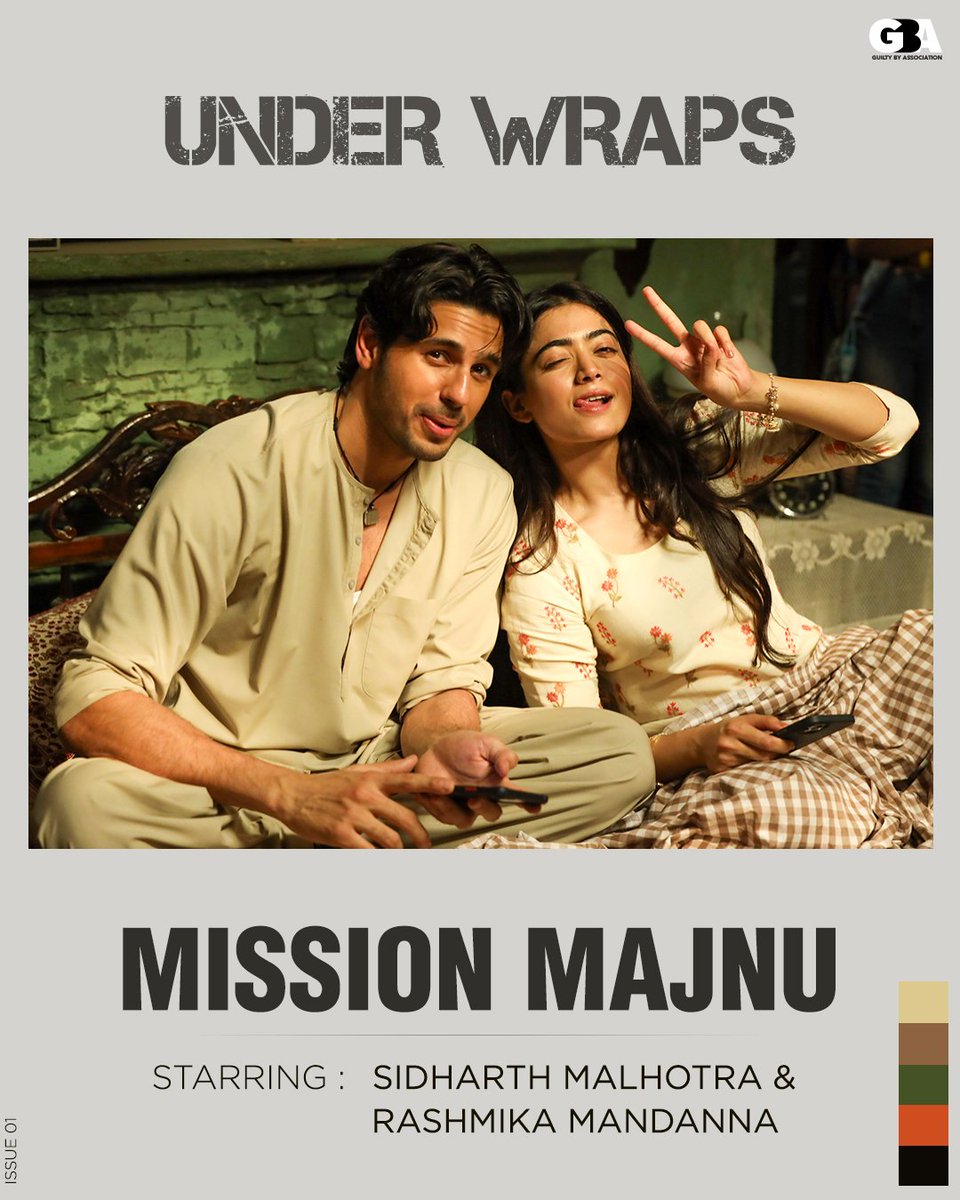 Majnu & Nasreen are a total mood 📸 @SidMalhotra @iamRashmika #GBA #MissionMajnu #BehindTheScenes #BTS #SidharthMalhotra #RashmikaMandanna