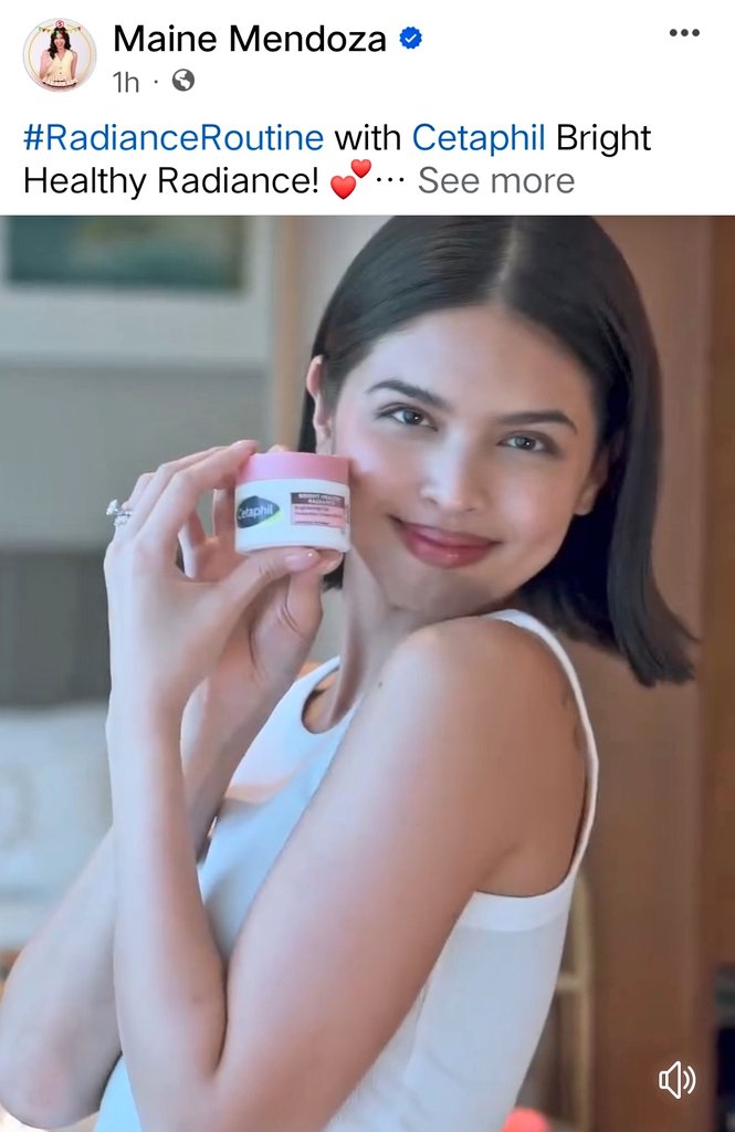 Tiktok and FB post 💓💓💓 @mainedcm | #MaineMendoza #MaineForCetaphil