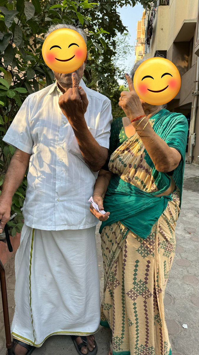 91 and 83.

They did their duty towards the nation early in the morning.

Have you?

If you don't, please stop complaining about the Government.

#GetOutAndVote