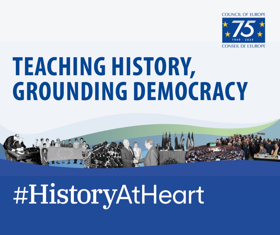 The Council of Europe has #HistoryAtHeart with ➡️a long tradition in working for quality #history #education that started in 1953 ➡️numerous recommendations and resources issued ➡️#standards, #innovation, #data, #remembrance as main directions today ⤵️ coe.int/en/web/history…