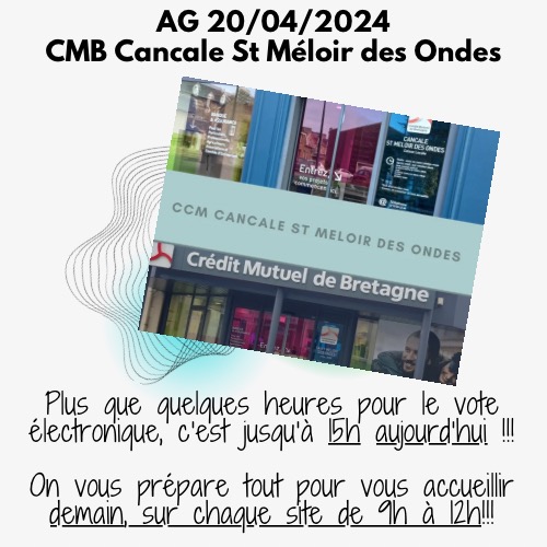 AG CMB Cancale Saint Méloir des Ondes 💫💫💫💫💫 <a href="/CMB_UTSTMALO/">CMB St-Malo & Côte d'Emeraude</a> <a href="/Emmanutom/">Emmanuelle JOURDAN</a> <a href="/CMBretagne/">CMBretagne</a>