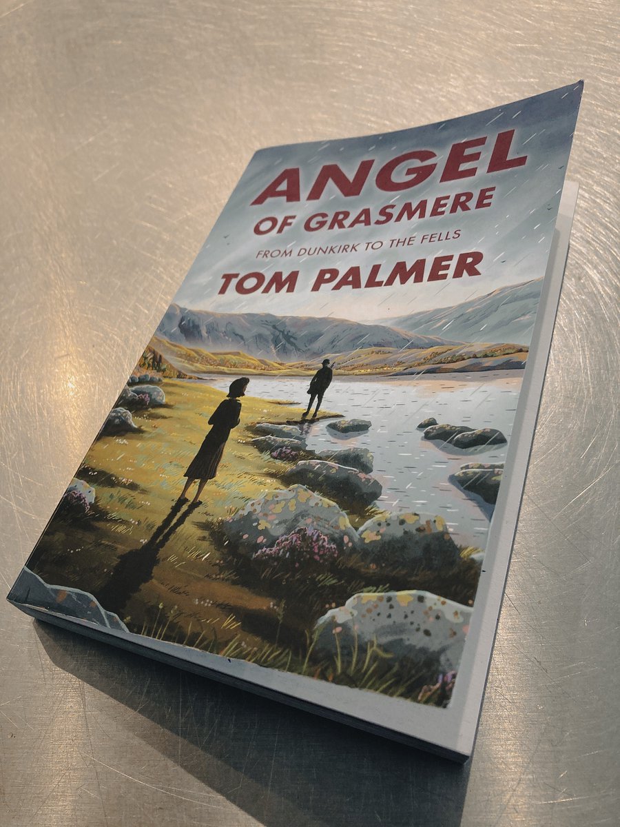 We were so excited today to receive an advance copy of Angel of Grasmere by Tom Palmer. We're going to read it all together, in preparation for the book launch on May 7th. It's a wonderful story about a 'guardian angel', set in 1940s Grasmere.