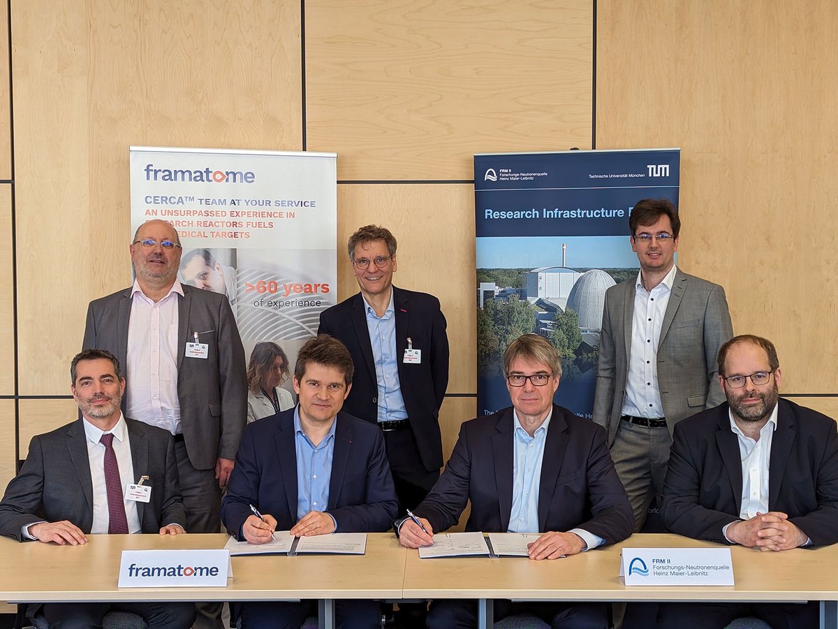 📣 Europe’s first breakthrough fuel supply for research reactors contributing to industry, and the medical and scientific community. 👉 Access the online Press Release: framatome.com/medias/framato…