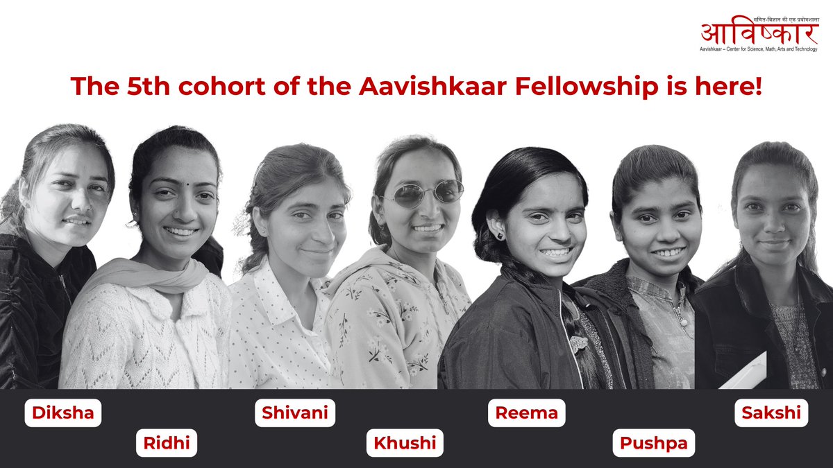 The 5th cohort of the #AavishkaarFellowship is here! We are very excited to share that 7 #AavishkaarFellows have joined our team. #Aavishkaar Fellowship is a 2-year program for young graduates to become #STEM educators and leaders, redefining #STEMEducation in the country.