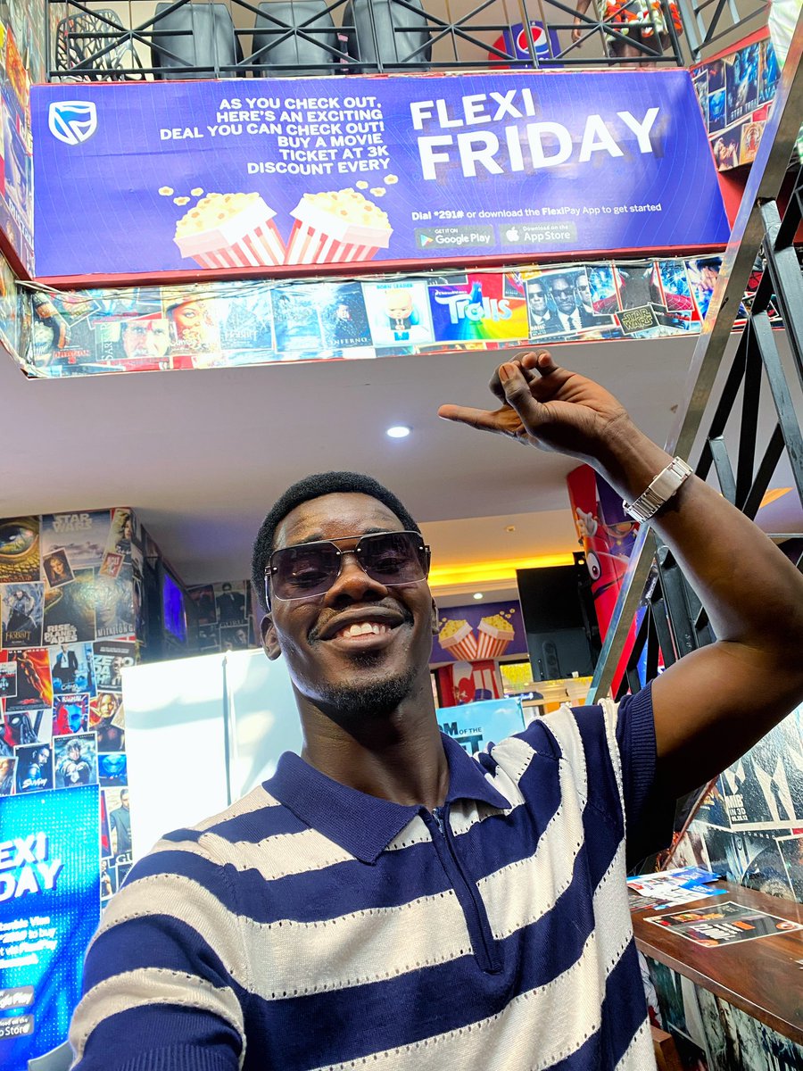 Calling all movie lovers in Kampala! Every Friday, you can enjoy a UGX 3,000 discount on your movie tickets at any Century Cinema branch. That's right! Make your Fridays extra exciting with this amazing offer of #FlexiFridays from #FlexiPay and Stanbic Bank🥰