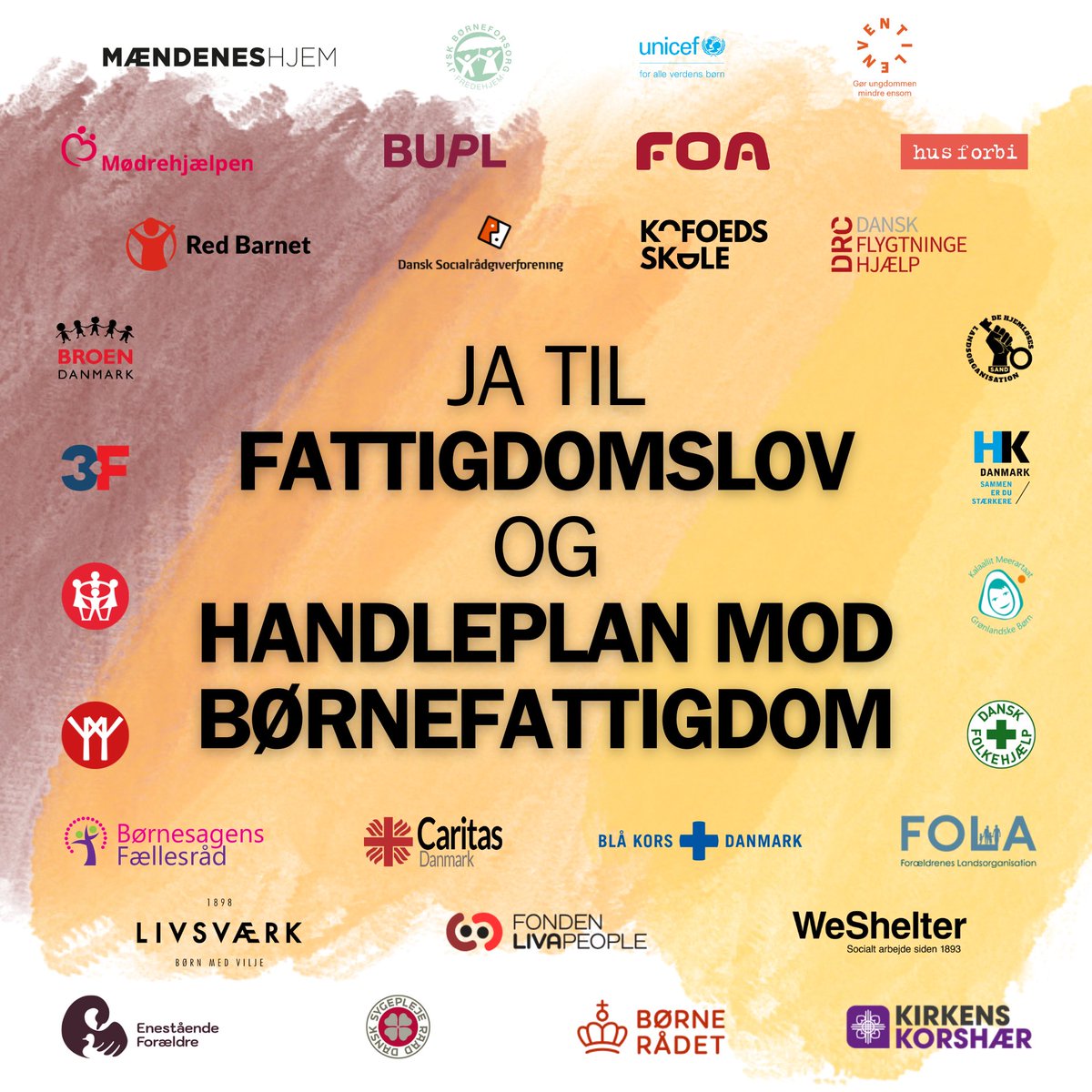 Det sætter store spor i børn at vokse op i fattigdom. Derfor er det afgørende, at politikerne stemmer ja til en fattigdomslov og handleplan mod børnefattigdom! 

Dét er budskabet fra os og en lang række andre organisationer💙 #dkpol #dksocial
avisendanmark.dk/danmark/stor-o…