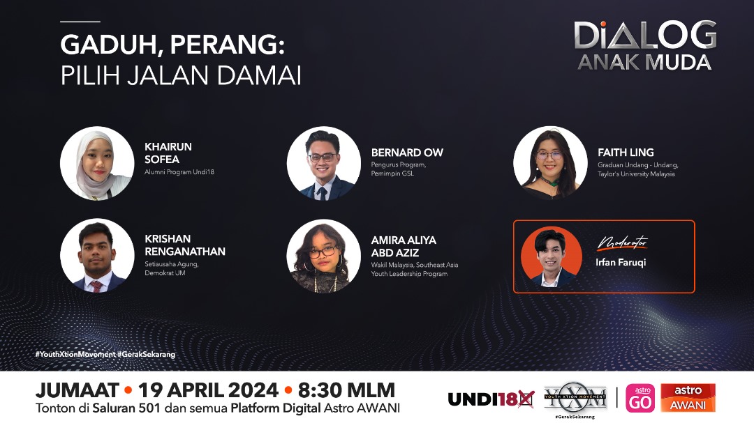 Pretty proud of the lineup we have here; make sure you tune in tonight! Live tonight at 8.30pm on @501awani