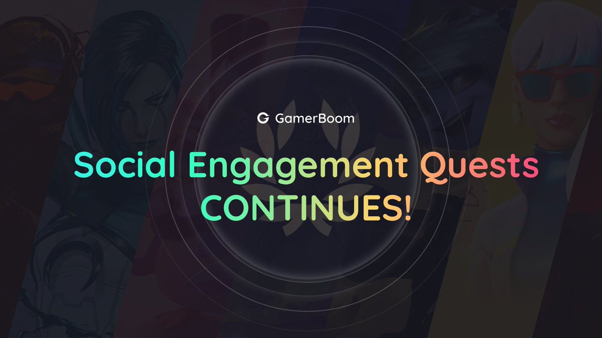 🎉 The Social Engagement Quest continues! 🚀 Don't miss out on boosting your rewards - invite your friends to join the excitement at GamerBoom! 🎮✨ app.gamerboom.org/quest
