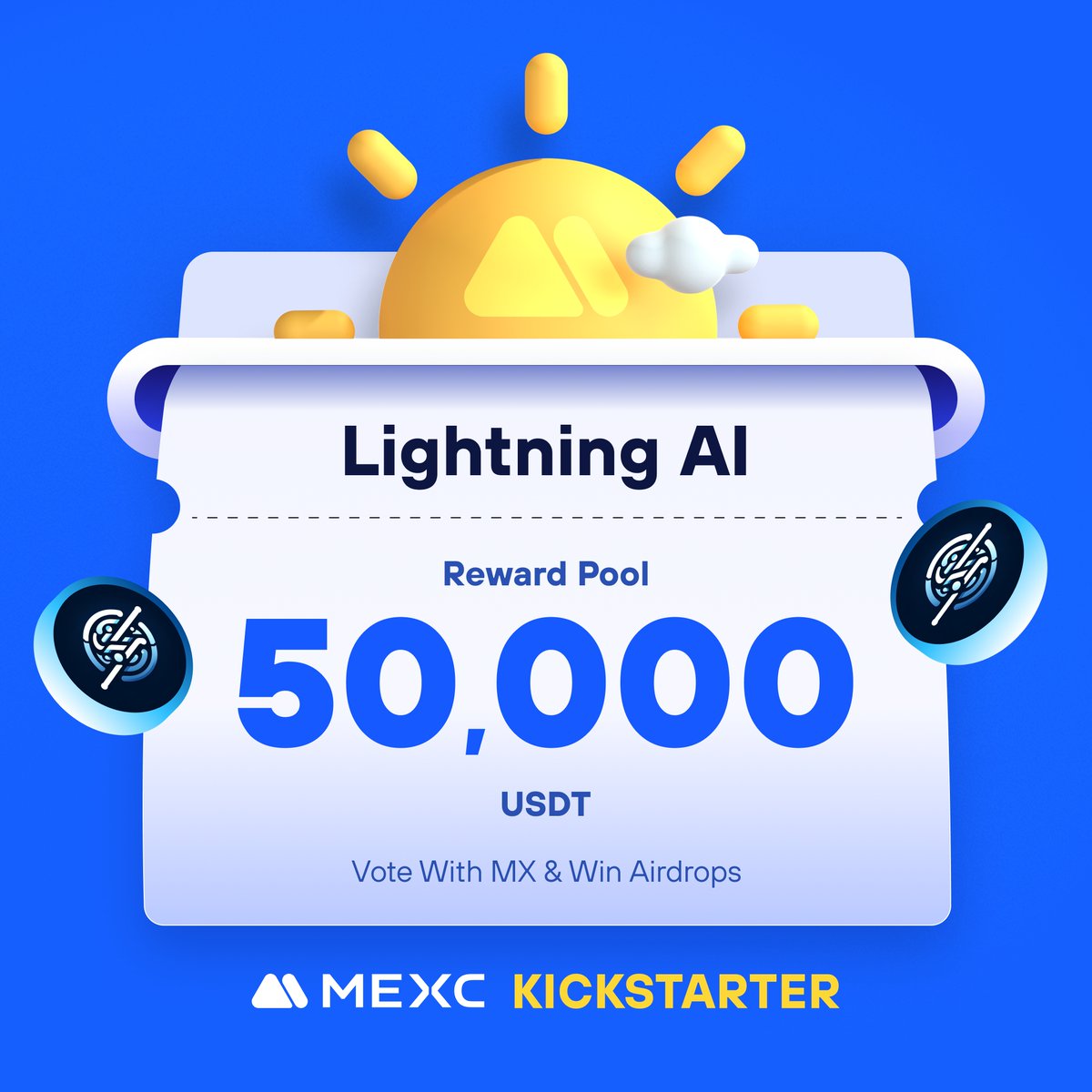 MEXC's tweet photo. .@lightningAI8, cutting-edge technology and lightning-fast execution efficiency, is coming to #MEXCKickstarter 🚀

🗳Vote with $MX to share massive airdrops
📈 $LNGAI/USDT Trading: 2024-04-20 09:00 (UTC)

Details: https://t.co/9oTCfwYugz https://t.co/Zb4nZFs0E8