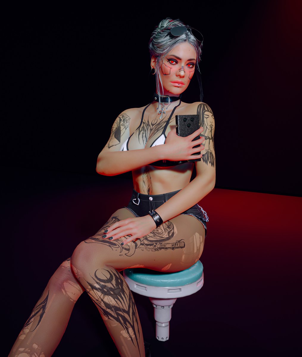 (Tattoos by ArasakaWorkshop - 🔜)

📸 Night City
🎮 #Cyberpunk2077 #PhantomLiberty

#ThePhotoMode #VPRT #Landofvp #VPGraph #TPMPortrait #TheCapturedCollective #pcgaming #VGPNetwork #VirtualPhotography #VGPUnite