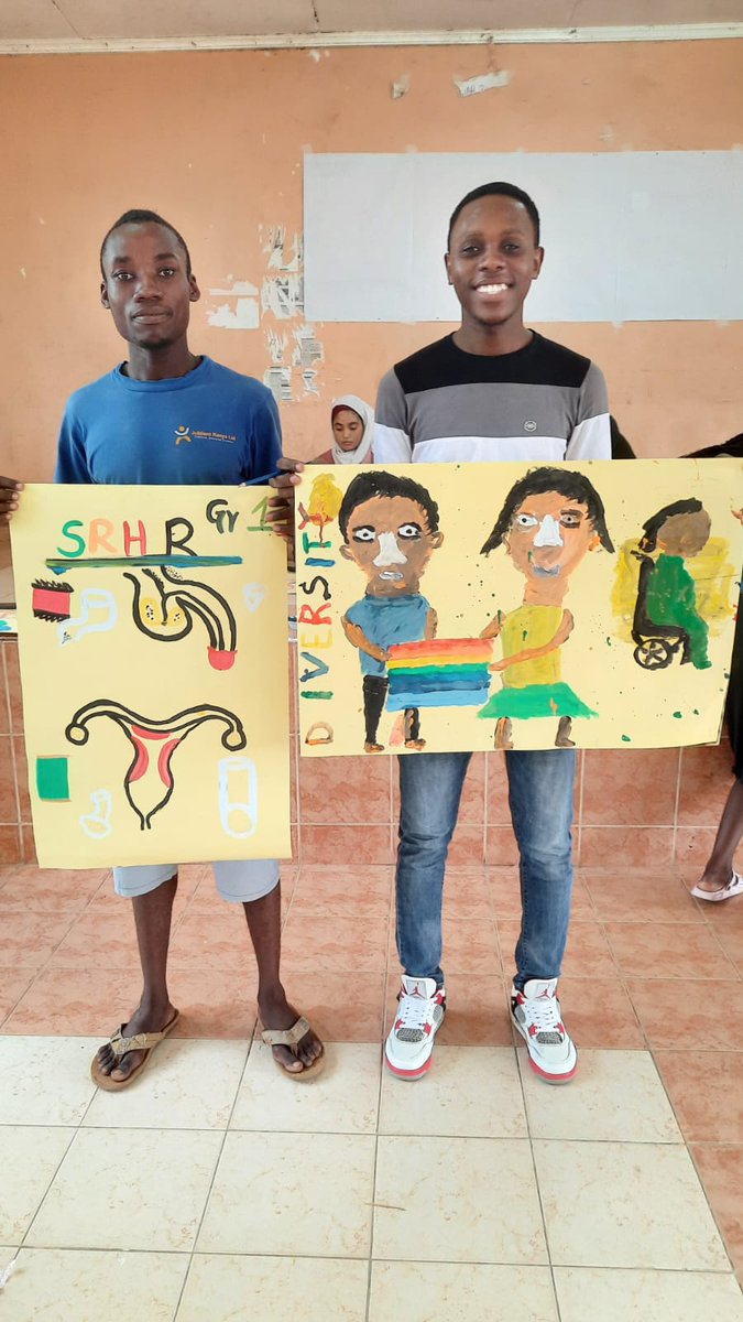 We took part in Tubonge na Art last week, an event aimed at empowering young people  to express sexual and reproductive health and rights (SRHR) issues through various artistic mediums such as drawing and painting. #TubongeNaArt #YouthEmpowerment #SRHR #YouthVoice