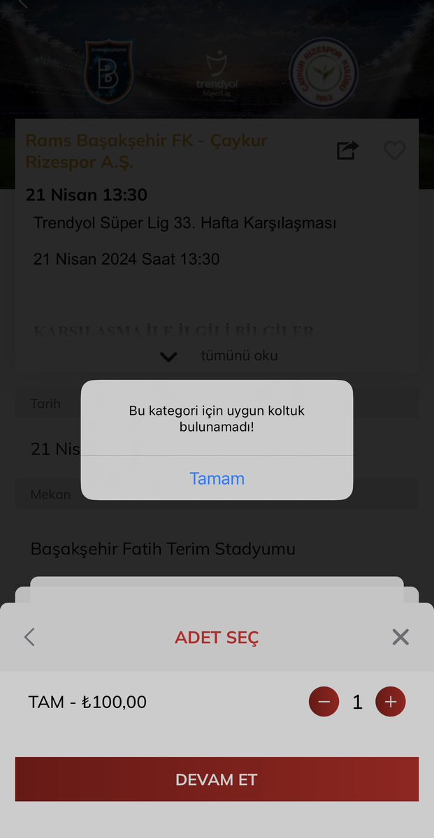 Rizespor başarılı olursa değil Başakşehir stadı Olimpiyat stadı bile dolar! 😄