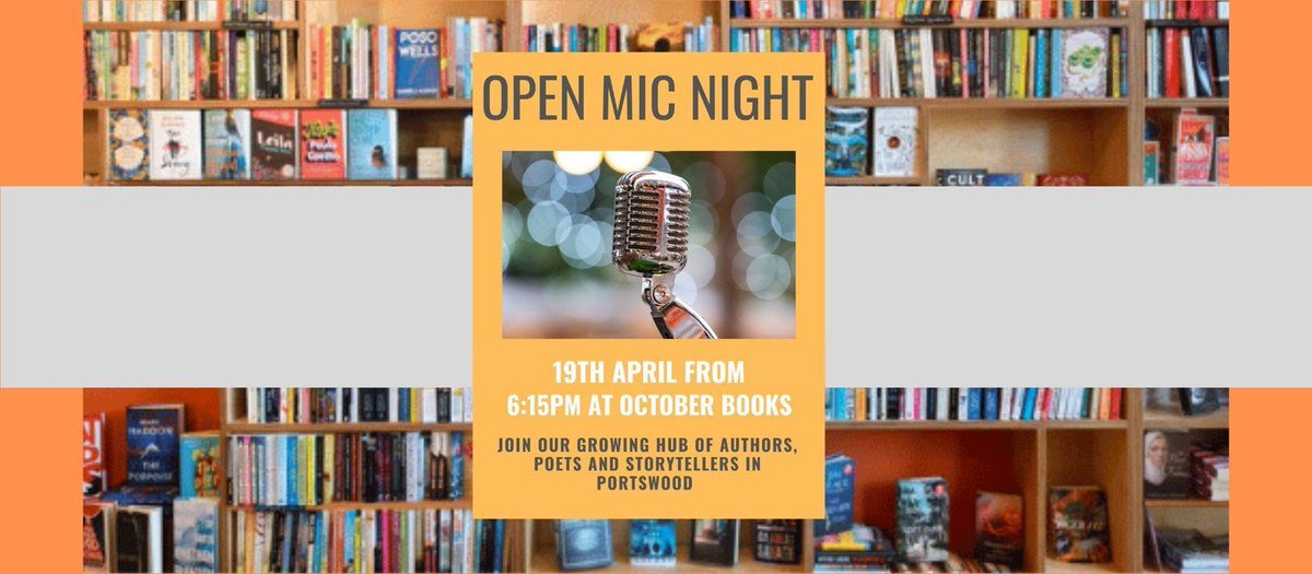 Every month we host our open mic night, a place for all the storytellers, poets, and writers of Southampton to come and perform! If you are performing we offer 5 minute slots and you can read whatever you’d like as long as it fits into five minutes! buff.ly/3JjwNMt