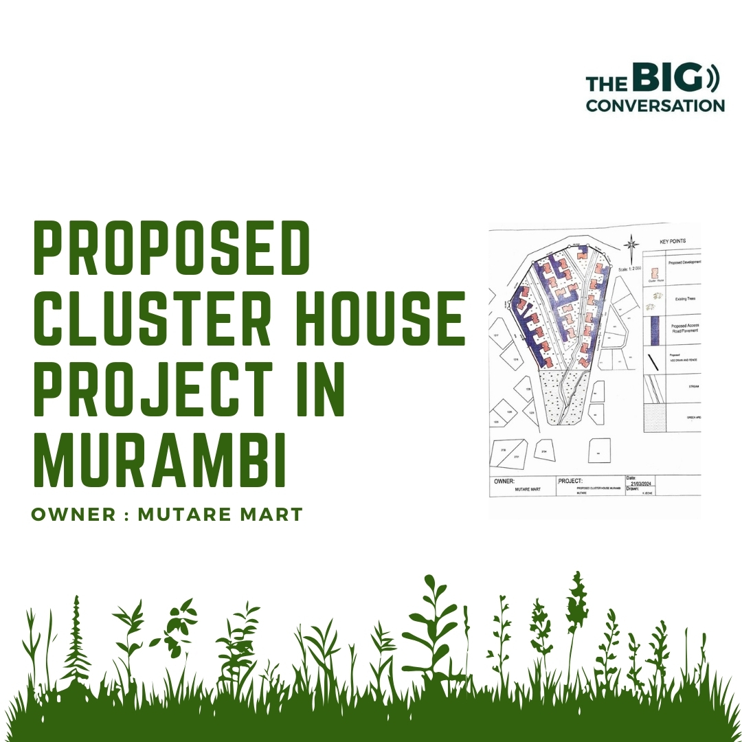 The_BigConvo's tweet photo. Public notice🚨🚨🚨

A new project , fronted by Mr Abdul Wahid , intends to embark on cluster houses development on stand number 7568 of @CityofMutare Lands. The project involves development of 23  cluster houses on a 5.4 hectare piece of land in #Mutare.

#TheBIGConversation. https://t.co/PsLQ2Olox5