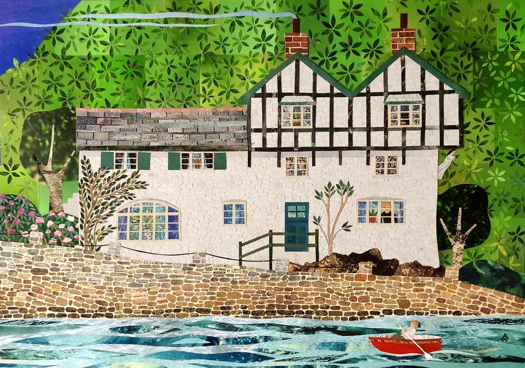 Morning all at #EarlyBiz! Remembering #DaphneduMaurier who died #OnThisDay in 1989 with this writer's house card of Ferryside, her first home in Cornwall Available from my shop: amandawhitedesign.etsy.com #shopindie #readingcommunity #greetingcards #etsystore #Rebecca #Cornwall #art