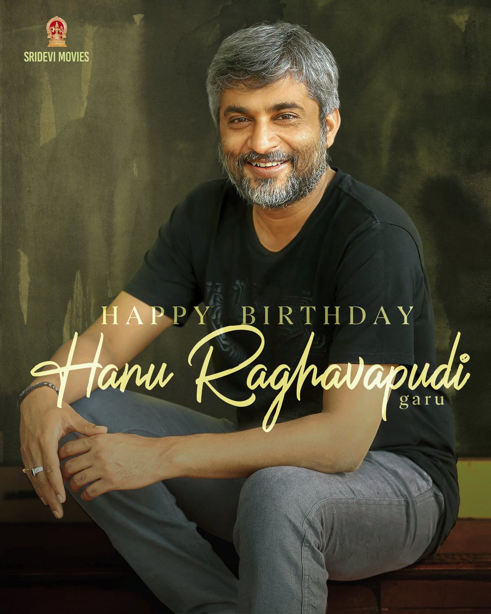 Wishing a Happiest Birthday to the most Talented & Aesthetic filmmaker @hanurpudi Looking forward to all your upcoming exciting projects. Best wishes always 😇 #HanuRaghavapudi #HBDHanuRaghavapudi