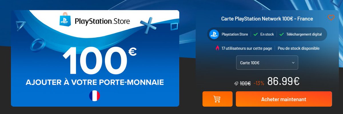 Les Promos pour les #totslive sont dispo sur Instant Gaming 💪😍 Cartes Playstation 100€ à 86.99€ : ▶️urlz.fr/qkIw 12 000 Points FC24 Xbox à 77.49€ : ▶️urlr.me/Kx7wD 12 000 Points FC24 PC à 73.59€ : ▶️bit.ly/48OkYtd