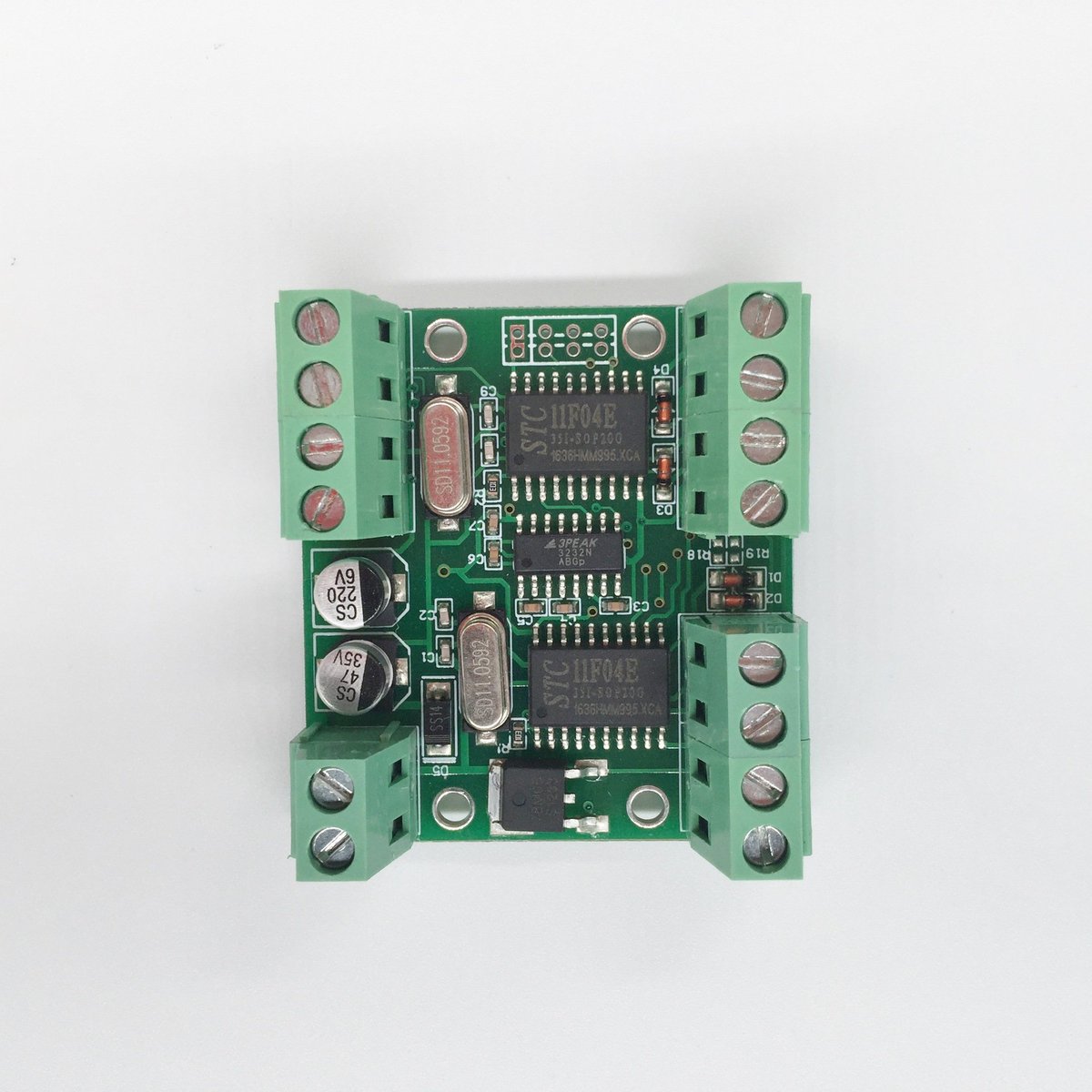 NTC26 professional dual wiegand to Rs232 interface converter accessories

Size 49*45mm,7-24V DC 
Two way wiegand to RS232
Wiegand data format can be 24bit to 44bit,no need to set the input format,will automatically distinguish 
Output Hex ASCII characters at 9600 baud
