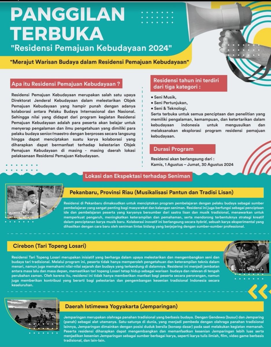 ninghadiyati's tweet photo. Residensi sudah dibuka. https://t.co/rzh4f5mAV4