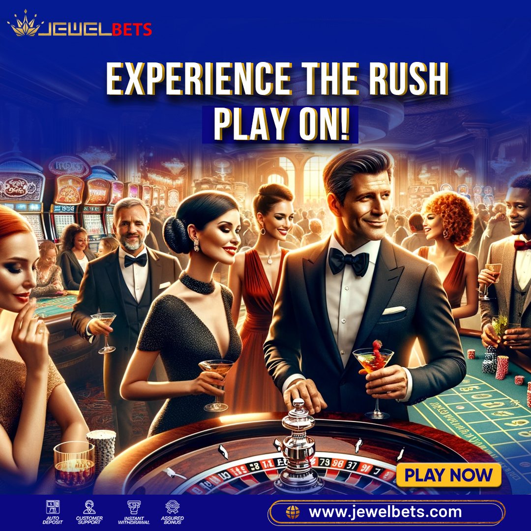 Experience the rush play on!
.
cutt.ly/loginjewel

#jewelbet #casino #winningstreak 
#gameitfun #casinofun #playandwin 
#casinoslots #casinogame 
#jackpotwinner #winbig