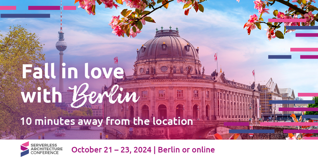 🚀 Serverless is back in Berlin and we can't wait to show you the world of it in the heart of Germany's capital! Dive into Berlin's attractions like Museumsinsel just blocks away. Don't miss this opportunity to grow personally and professionally! ▶️ serverless-architecture.io/berlin/ ◀️