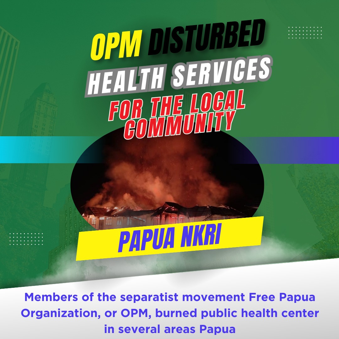 OPM disturbed by health service for the local community.

#Papua #PapuaIndonesia #FreePapuaOrganizationisTerrorist #OPMisDangerous #NativePapuan #HumanRights.