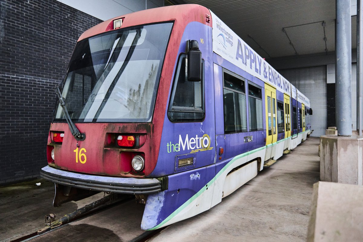 UK_Tram_'s tweet photo. A fresh start for a classic! @WMmetro's 'Tram 16' enters a new chapter as part of the Clean Futures programme @BCIMO1. 

Now a test vehicle for #lightrail innovation. 🚋🔬 Proud to support. Details here: https://t.co/UBPaCPqfJG

#cleanerfutures #tram #tramway #innovation https://t.co/DMYk5OvafB