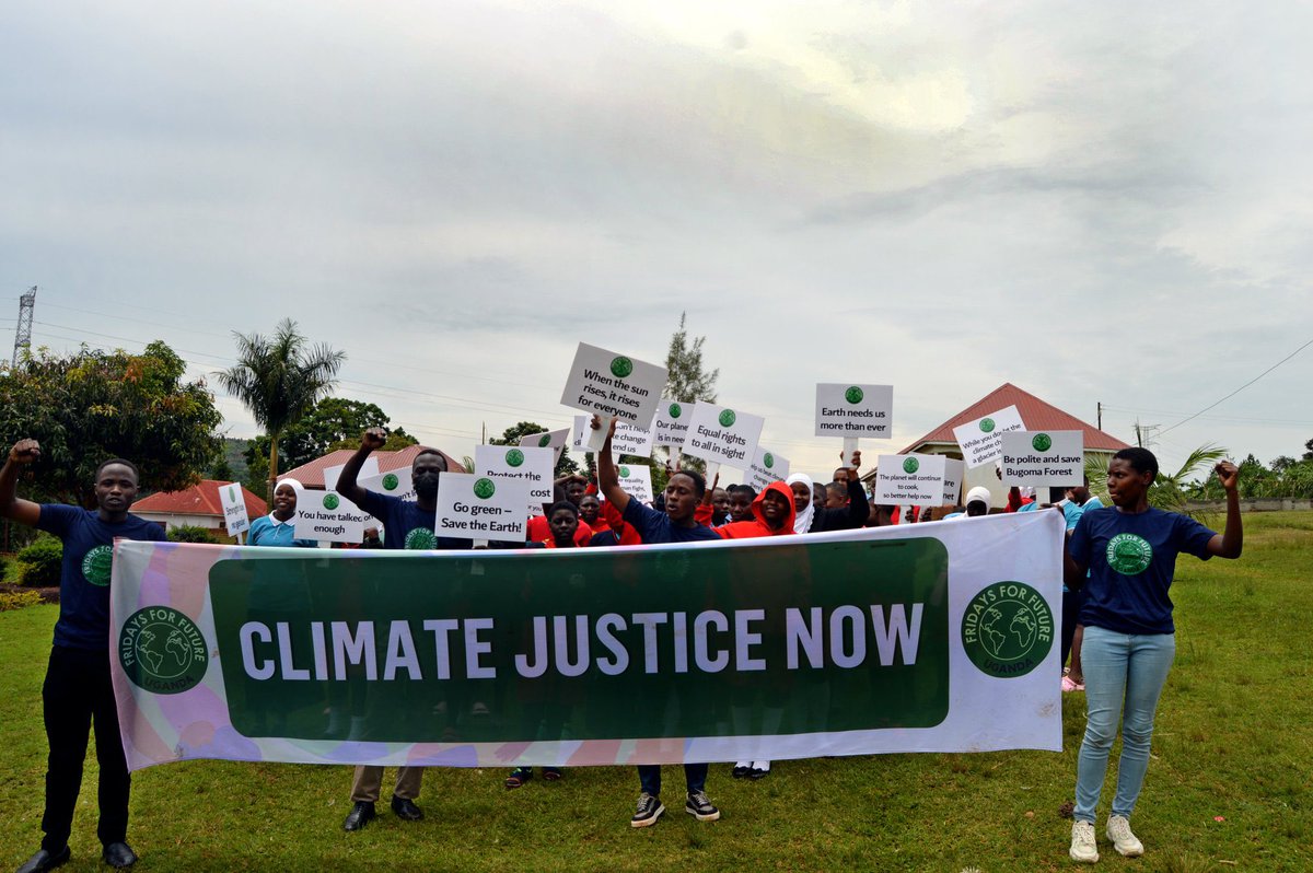 Today, the heartbeat of the Earth echoes in the steps of millions marching for climate justice. Let’s paint the world with hope, demanding change that whispers of our commitment to future generations. 🌍💫 #GlobalClimateStrike #ChangeIsComing #ClimateJustice”
@NakabuyeHildaF