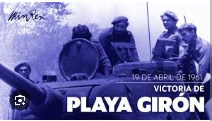 El 19 de abril de 1961, las tropas cubanas derrotan a un ejército de más de 1.300 mercenarios y exiliados anticastristas que pretendían invadir Playa Girón y Playa Larga.
#CubaViveEnHistoria 
@hegtunas 
@japortalmiranda 
@VivianaDps 
@marianela7772 
@DeLas28948