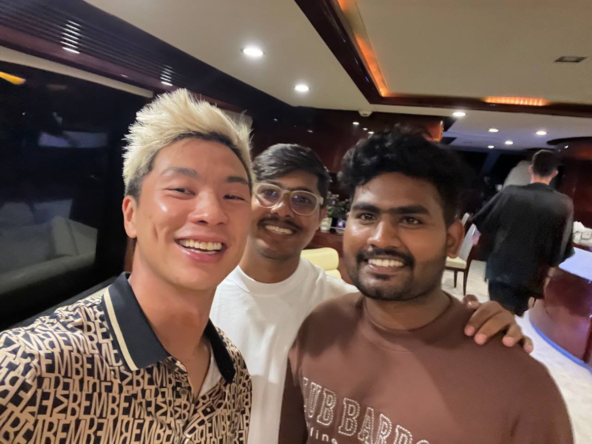 Great meeting you guys @BrandonSuzuki_ And @0xjyjonathan Great vibes in the yacht party hosted by @NibiruChain ✨✨❤️🔥 Looking forward to build defi on @NibiruChain together 🔥🔥