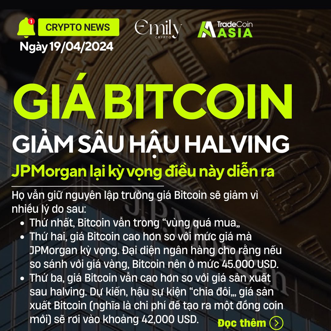 emilynguyenqn's tweet photo. Bitcoin Giảm sâu hậu Halving Và nhiều tin tức khác hãy click link để xem chi tiết https://t.co/mbrGveSZaT

 #Emilycrypto #TCAgroup #TCA #TCANews #ETH #Ethereum #etf #Crypto #Coin #btc #Bitcoin #Halving #nft #trading #viral #coinbase #avail #tether #aptos #binance #rune https://t.co/hQCm38bjFY