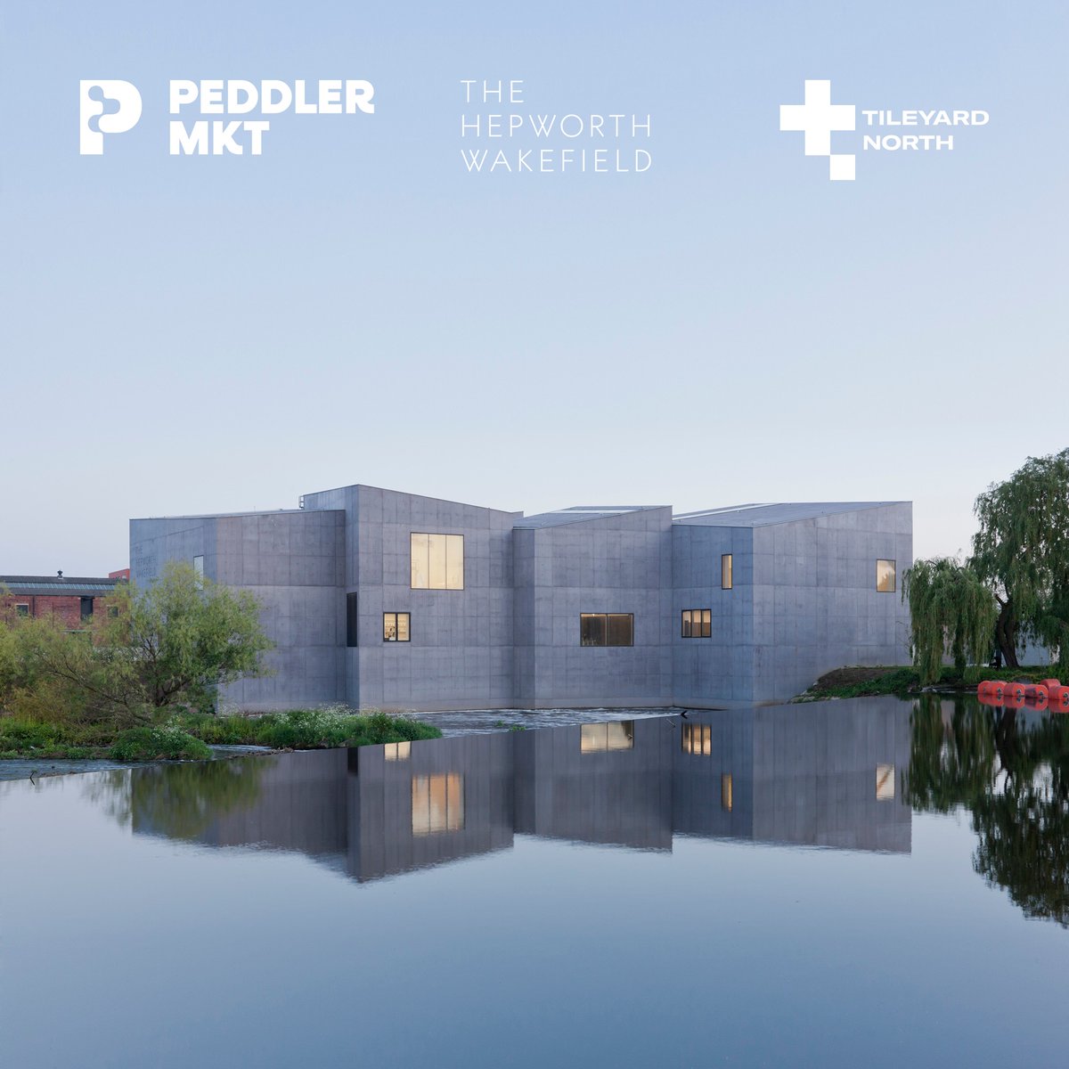 If you're heading to @peddlermkt @TileyardNorth this Fri & Sat, we're offering non-Wakefield residents 50% off exhibition entry. Use discount code PEDDLER when booking online or in person. FREE all year round for Wakefield District residents & under 18s! hepworthwakefield.org