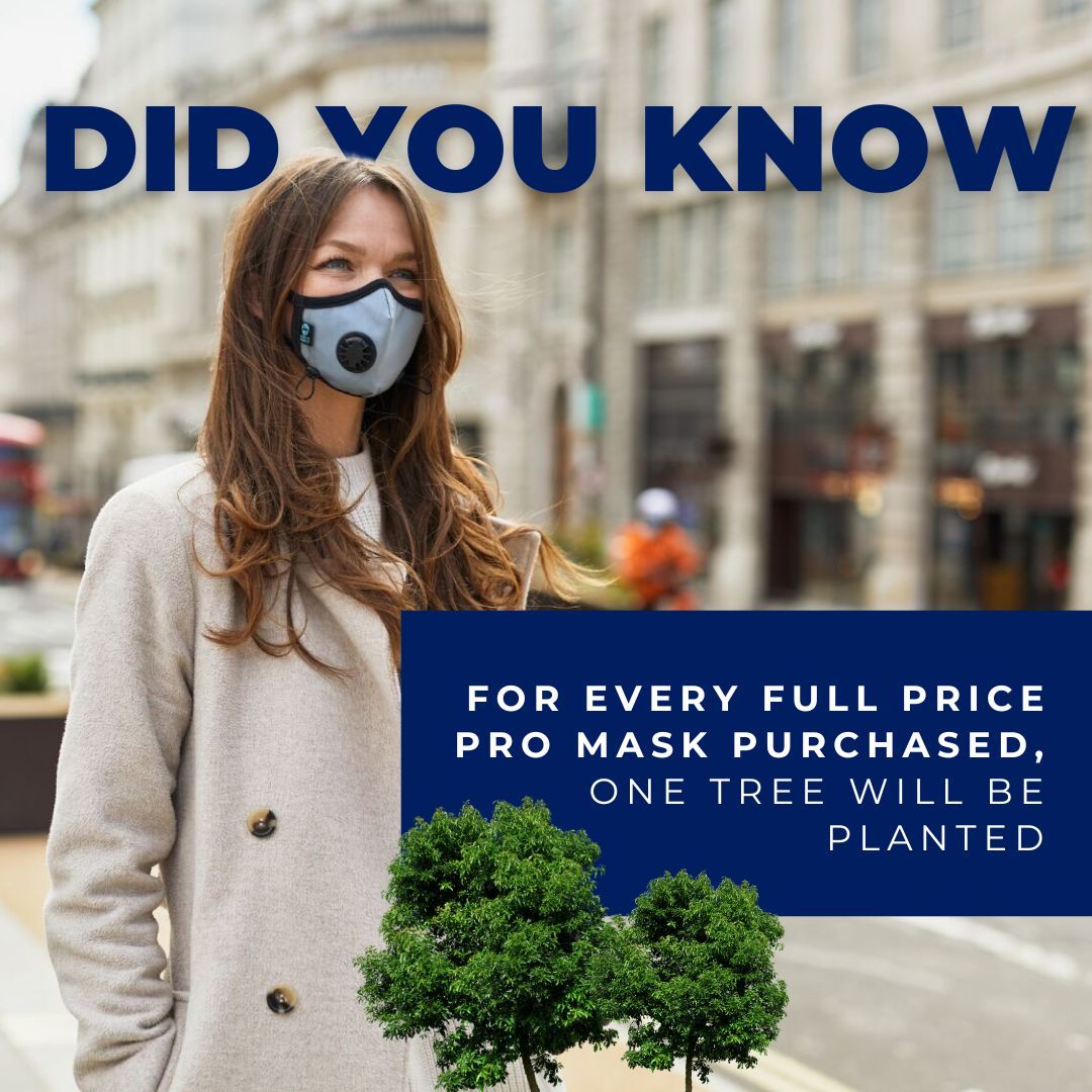 Make a difference with each purchase. 🌳 For every full-price PRO Mask you buy, we plant one tree. 

Protect yourself and the planet with Cambridge Mask. buff.ly/43YeFBl 

#OneMaskOneTree #EcoFriendly