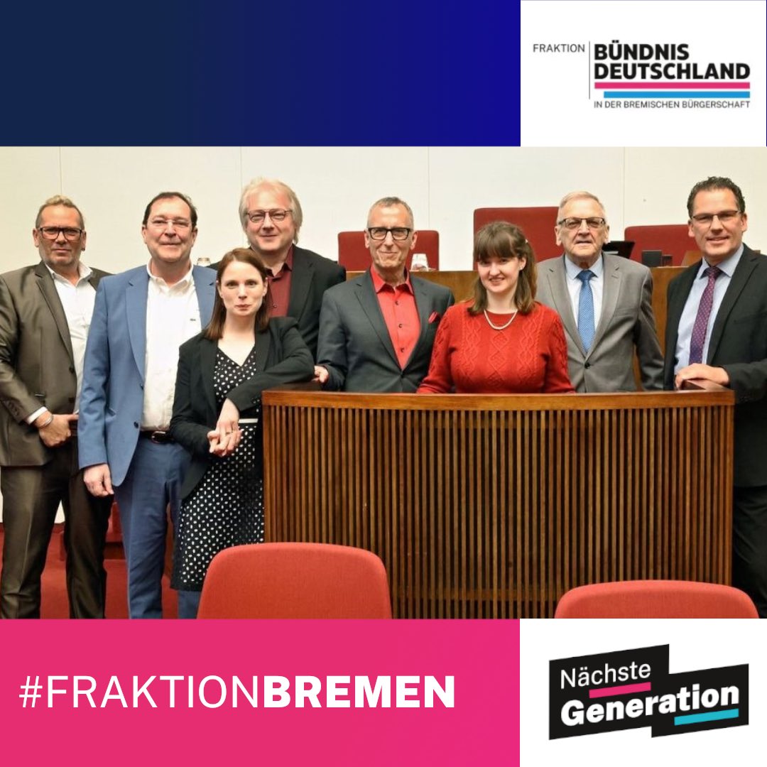 Die Nächste Generation zu Besuch bei unserer #BündnisDeutschland Fraktion in #Bremen!