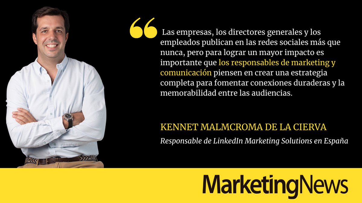 Dice Kennet Malmcrona de la Cierva, responsable de LinkedIn Marketing Solutions en España, que las historias contadas desde el punto de vista de un empleado comprometido mejoran la reputación de la marca. ¿Qué piensas? 👇

marketingnews.es/medios/opinion…