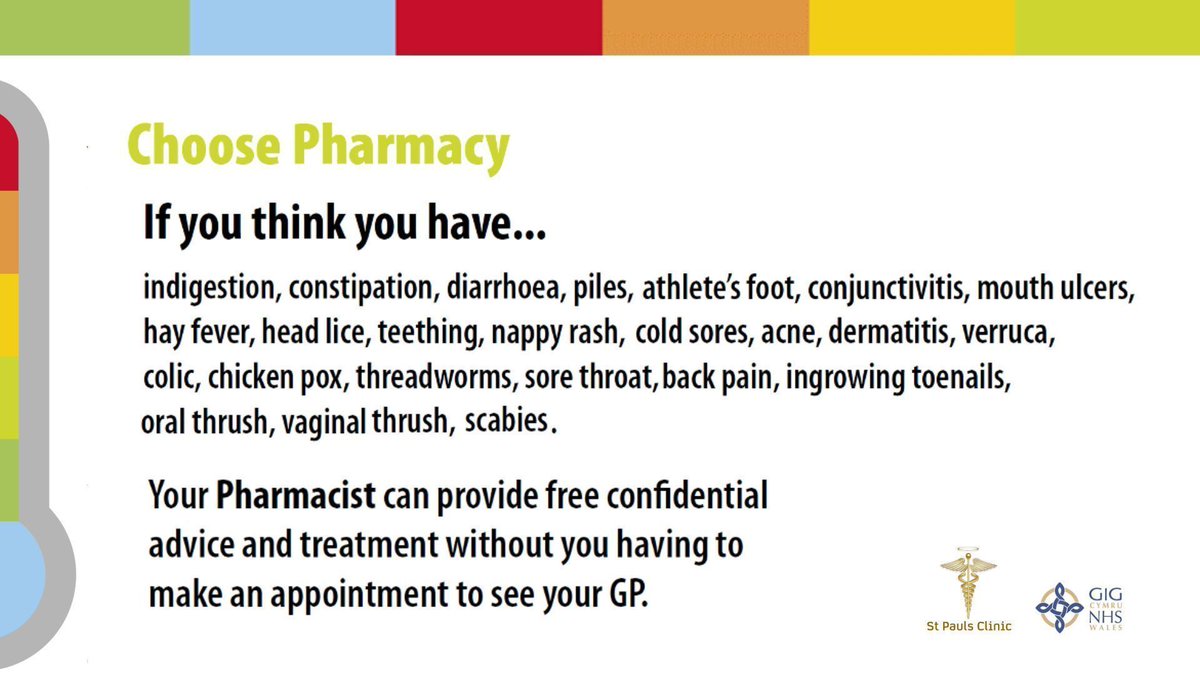 If you visit a pharmacy and have a common ailment, you can ask the pharmacist for advice. Registering means the pharmacist may supply you with the medicine you need free of charge. Visit: buff.ly/3PZyh1o 💊💊💊