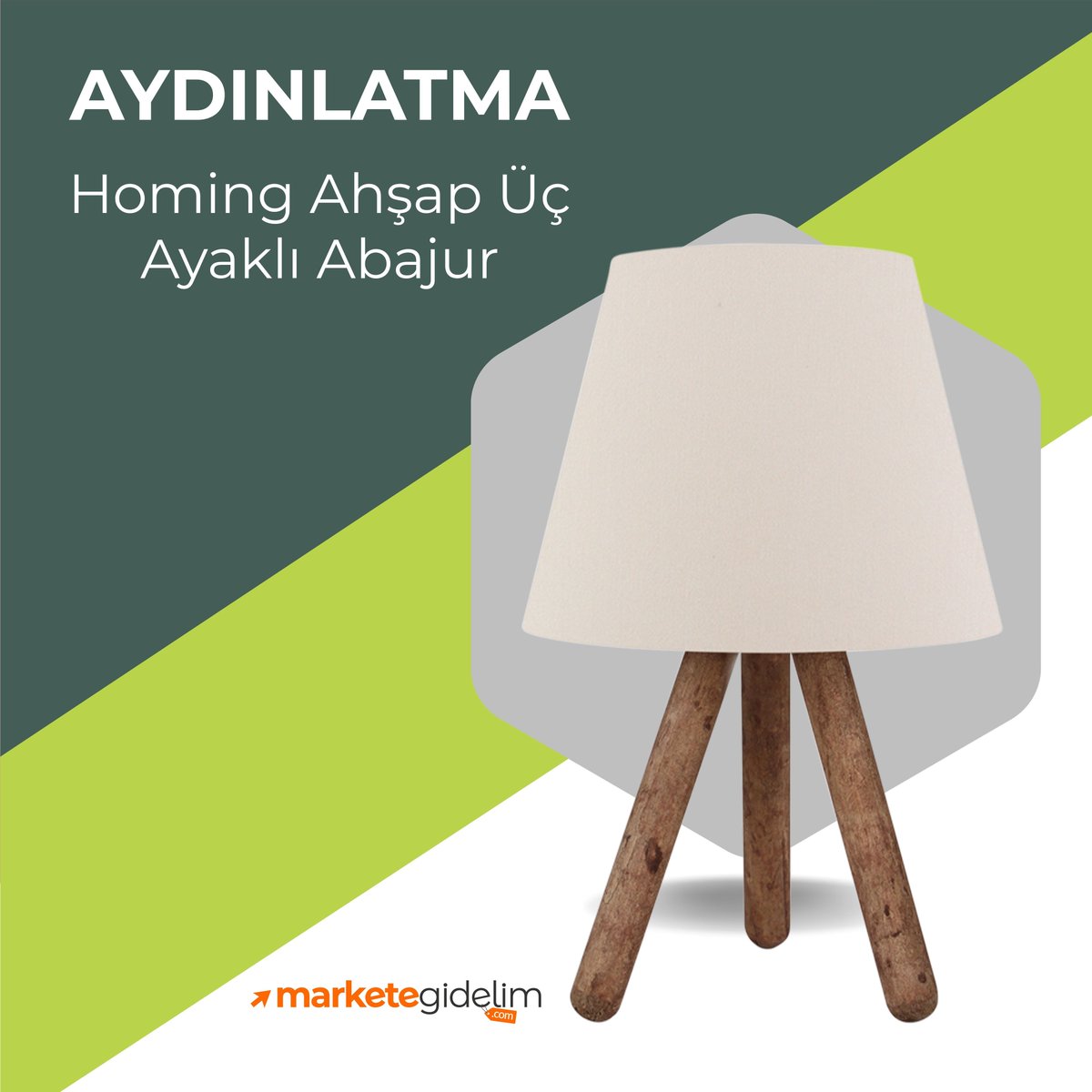 Homing Ahşap Üç Ayaklı Abajur
⠀⠀⠀⠀⠀⠀⠀⠀
Ürün Kodu: AYD-1970-1

#marketegidelimcom #onlineshopping #güvenlialışveriş⁠ #alışveriş #onlinealışveriş #aydınlatma #lambader #abajur #evyaşam #evdekorasyon @marketegidelimcom