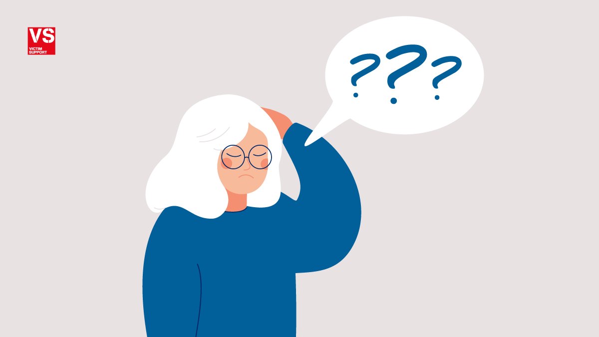Our support is free, confidential and independent of the police. You can talk to us if you've experienced or witnessed crime and our supporters can offer immediate emotional support. 

We're here to listen, not judge.

📞 08 08 16 89 111
💻victimsupport.org.uk/live-chat