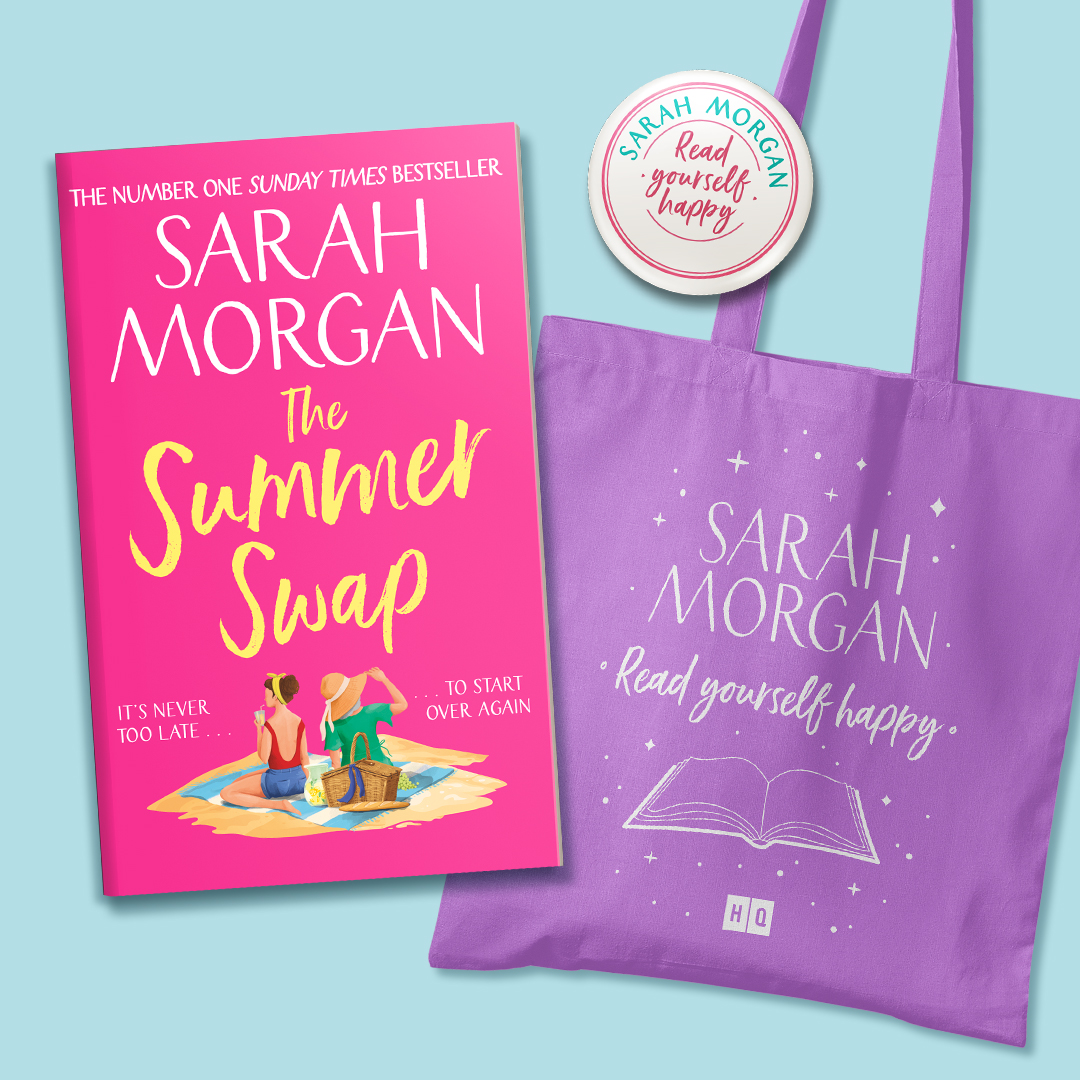 Pre-order #TheSummerSwap and win a @SarahMorgan_ tote bag & pin badge! 

The perfect summer novel of hope & romance by the Sunday Times No.1 bestselling author. #WIN 🌞💗

Enter now: ow.ly/tnH150ReMkc

T&Cs apply.